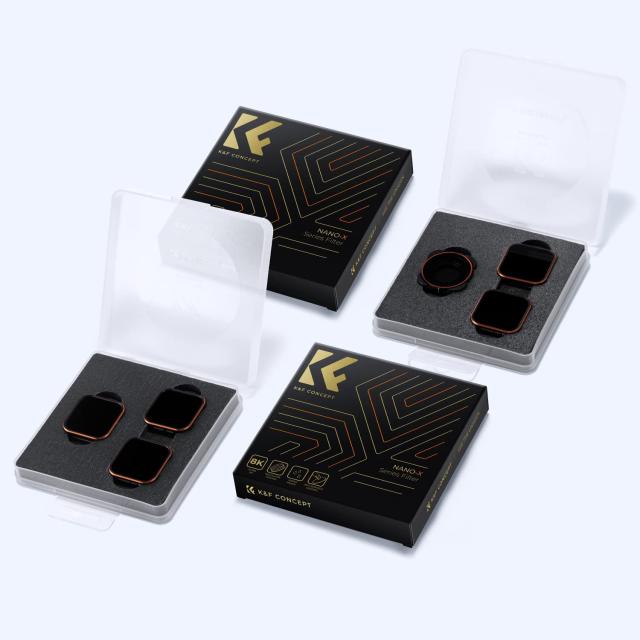 K＆F Concept GoPro Hero 12/Hero 11/Hero 10/Hero 9 Black用NDフィルターセット CPL+ND8+ND16+ND32+ND64+ND1000 3枚クリーニングクロス付_7