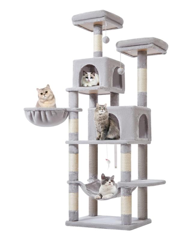 Taoqimiao キャットタワー 大型猫用 170CM 室内猫用キャットタワー