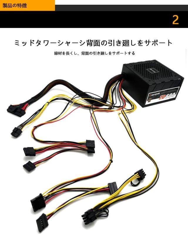 13 通電確認済 電源ユニット 600W～650W 7個 13 通電確認済 電源