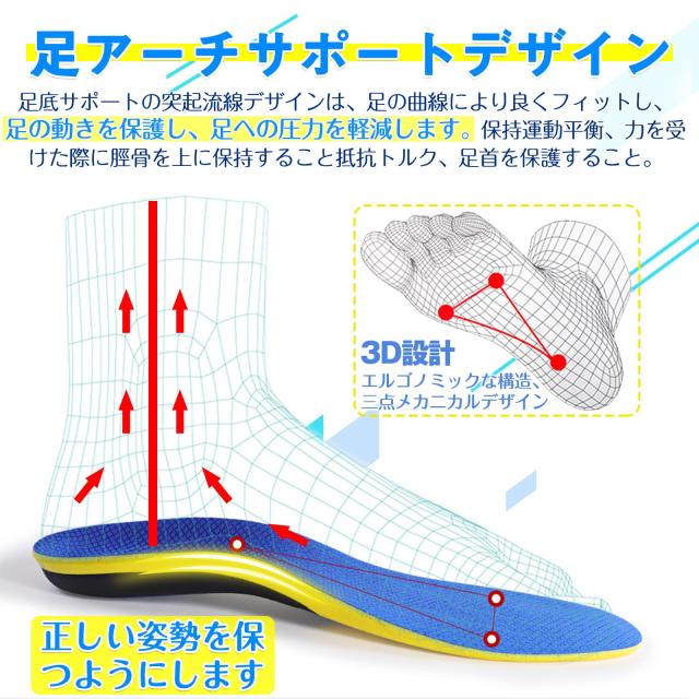 kozzim スポーツインソール 衝撃吸収 立ち仕事 中敷き Amazon.co.jp: Kozzim スポーツインソール 衝撃吸収 立ち仕事