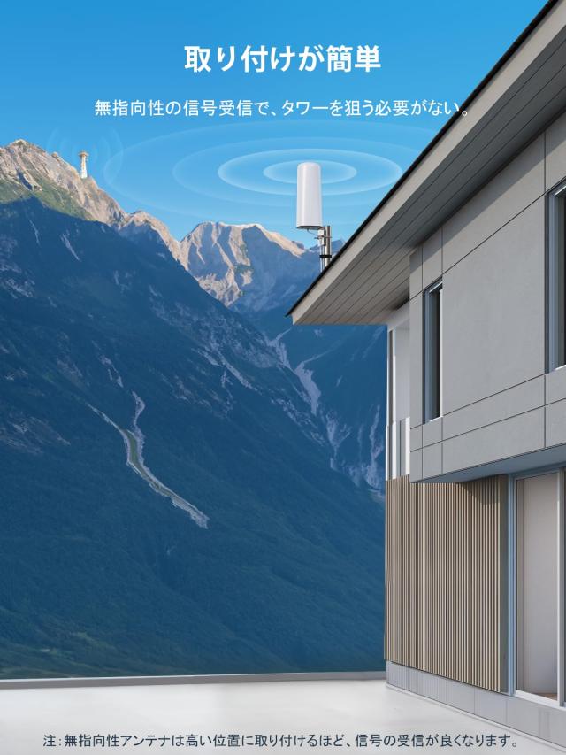ANNTLENT 携帯電話信号増幅器 電波ブースター 日本のsoftbank