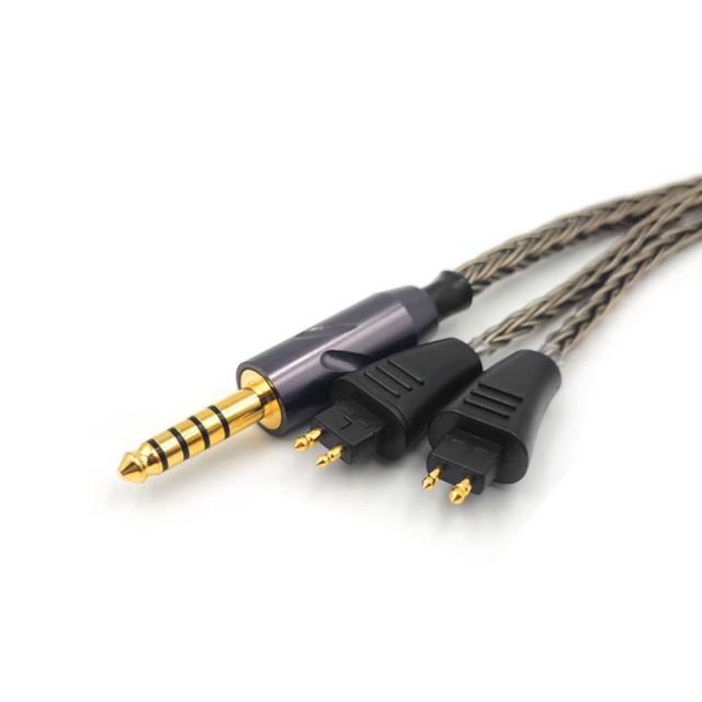 6N単結晶銅・銀メッキ TH900MKII TH610 対応アップグレード・ケーブル【プラグ 4.4mm 5極 バランス】ビバボ TH909 対応 交換用 リケーブ