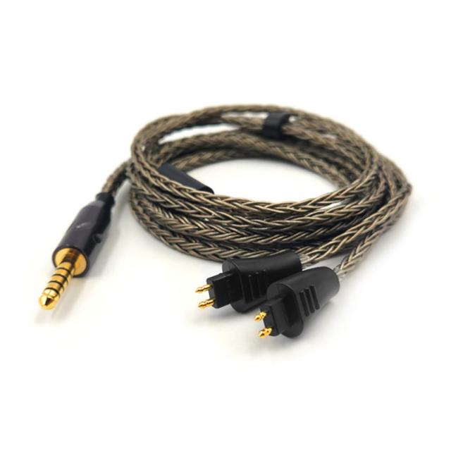 6N単結晶銅・銀メッキ TH900MKII TH610 対応アップグレード・ケーブル【プラグ 4.4mm 5極 バランス】ビバボ TH909 対応 交換用 リケーブ