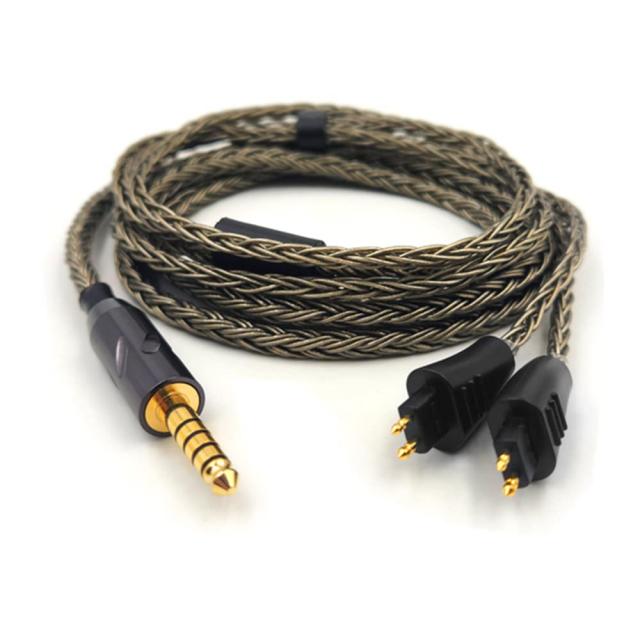 6N単結晶銅・銀メッキ TH900MKII TH610 対応アップグレード・ケーブル【プラグ 4.4mm 5極 バランス】ビバボ TH909 対応 交換用 リケーブ