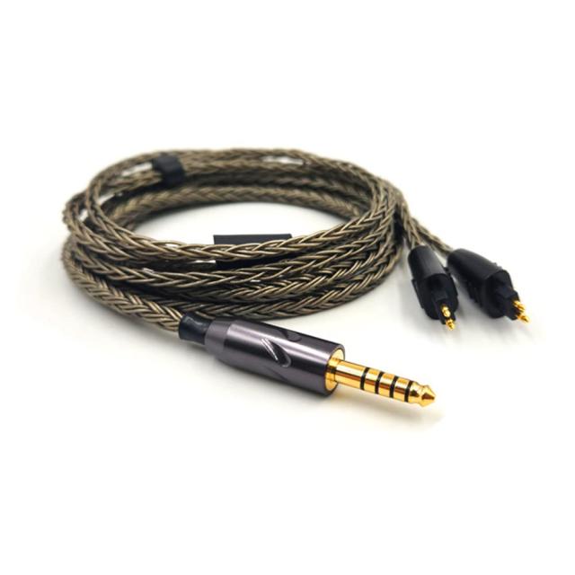 6N単結晶銅・銀メッキ TH900MKII TH610 対応アップグレード・ケーブル【プラグ 4.4mm 5極 バランス】ビバボ TH909 対応 交換用 リケーブ