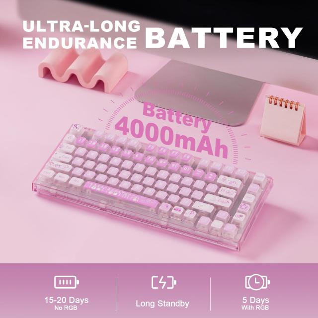 YUNZII X75 PRO 82キーワイヤレス ホットスワップ対応 英語配列 Amazon | YUNZII X75 PRO 82キーワイヤレス ホットスワップ対応