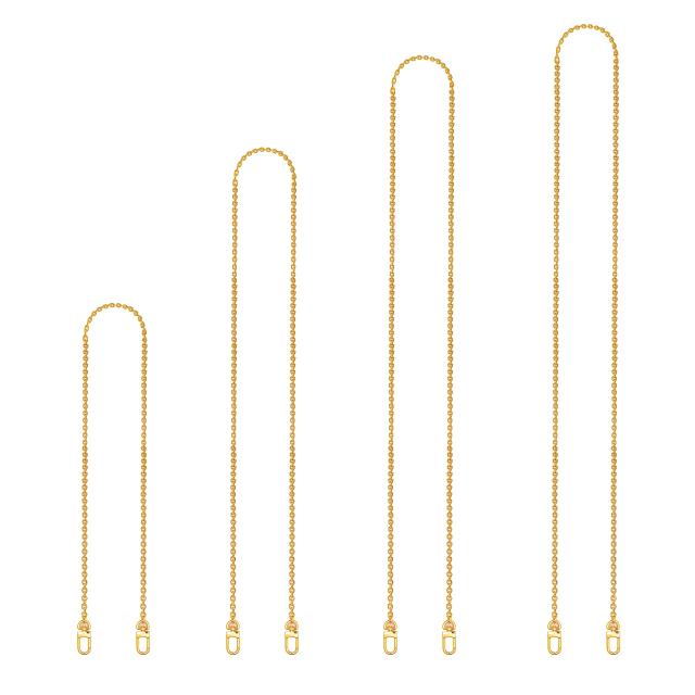 [jiesinlov] 財布 チェーンストラップ クロスボディ ハンドバッグ ショルダーバッグ ストラップ 交換用ストラップ メタルバックル付き(B の通販は