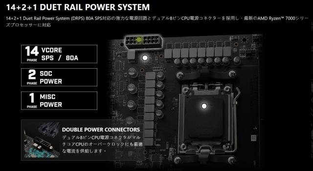 MSI マザーボード【MSI 人気定番モデル】MAG X670E TOMAHAWK WIFI AMD Ryzen 7000/9000 シリーズ対応80A SPS電源フェーズ X670Eチップセ