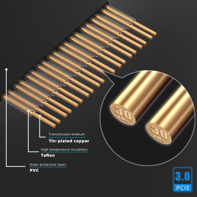 glotrends 1000mm pcie 3.0 x16ライザーケーブルは、geforce rtx 20/ gtx 16/ gtx 10シリーズやamd radeon rx5000 / vii/rx vega / r9 fu_4