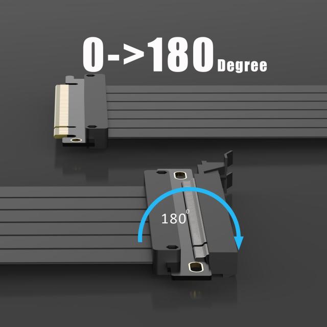 glotrends 1000mm pcie 3.0 x16ライザーケーブルは、geforce rtx 20/ gtx 16/ gtx 10シリーズやamd radeon rx5000 / vii/rx vega / r9 fu_5
