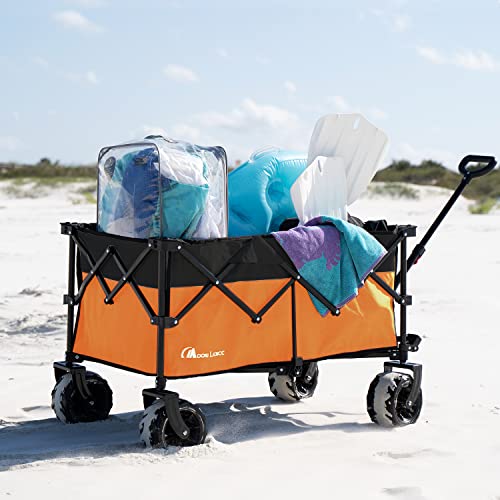 新品折りたたみキャリーワゴン 156L ブレーキ付 大容量 耐荷重100kg Amazon | MOON LENCE キャリーワゴン 【ブレーキ付き】 折りたたみ