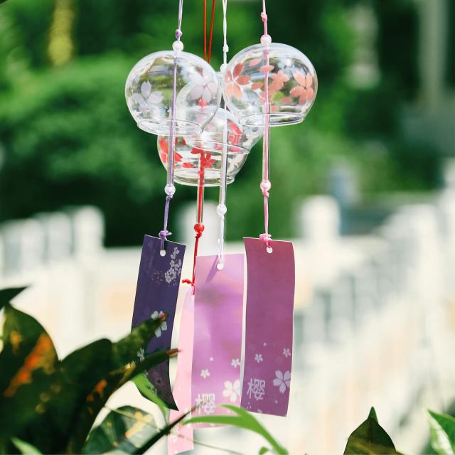 風鈴 夏の風物詩 ウィンドチャイム ガラス風鈴 江戸風鈴 癒しの音 和風