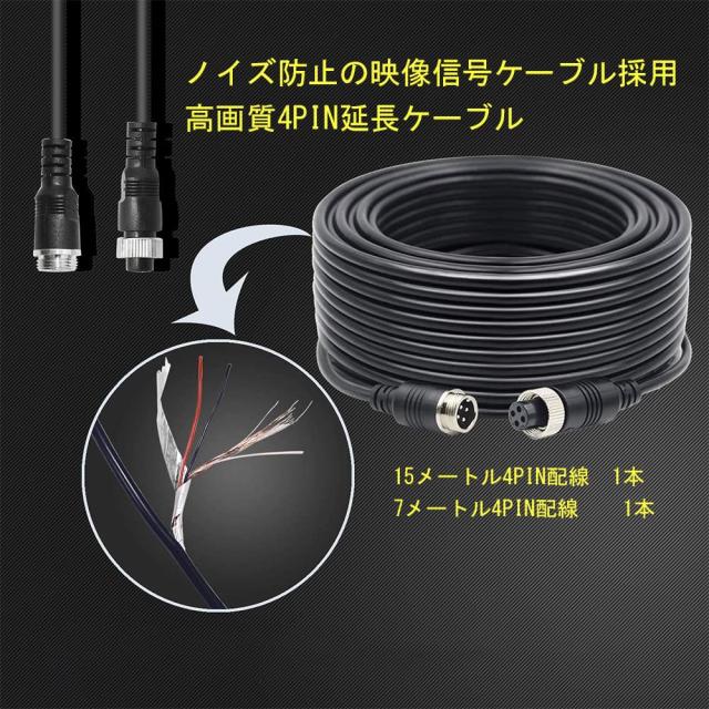 ulopop [2025年新型] 10.1インチドラック用ドライブレコーダー、IPS液晶、4K画質 4画面分割オンダッシュモニター 録画機能付き、 ガイド