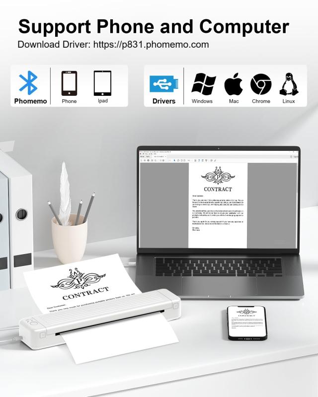 Phomemo P831専用熱転写リボン Phomemo/Itari/ItriAce P831対応