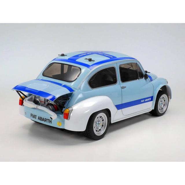 タミヤ 1/10 アバルト1000TCR メカ、プロポ付　ジャンク タミヤ(TAMIYA) 1/10 電動RCカーシリーズ No.721 フィアット アバルト