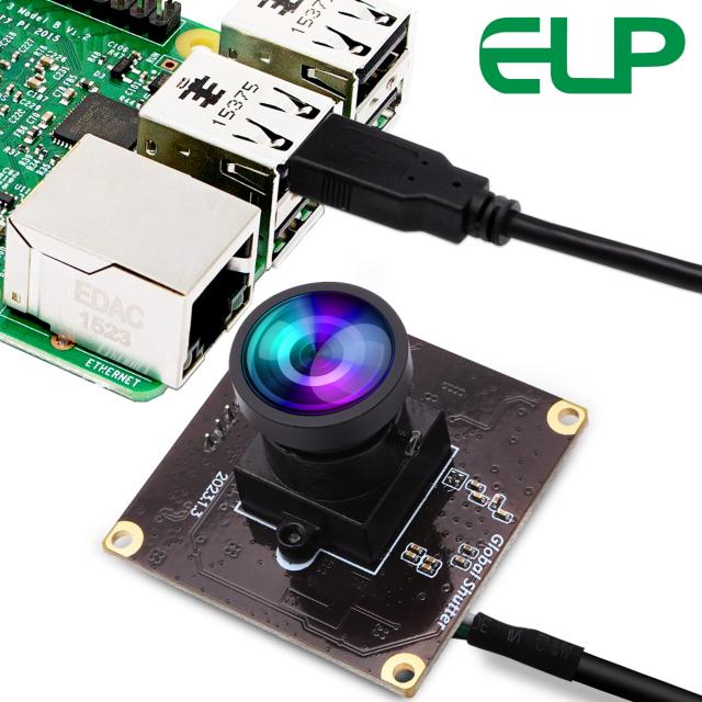 ELP 1080P グローバルシャッター USBカメラ 高速 ウェブカメラ 広角 小型 USBカメラモジュール パソコン Webカメラ ボード UVC USB2.0 埋_6