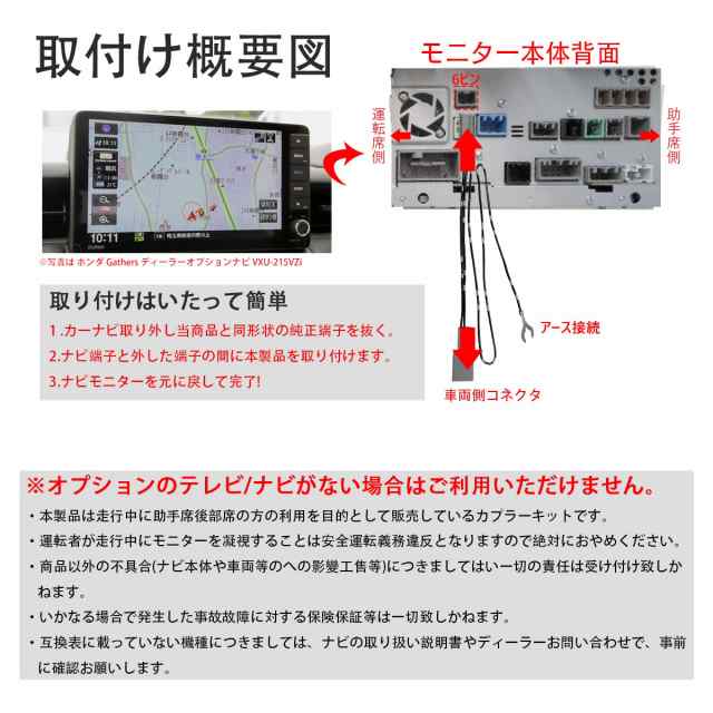 最新機種対応 2019年 テレビ ナビキット ホンダ 純正ナビ