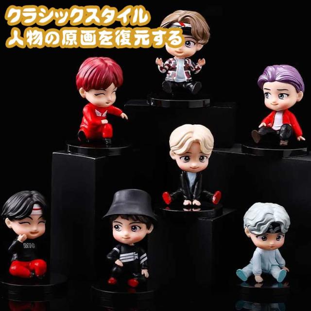KRGNPLE】BTS フィギュア ミニ 手作り玩具 セット フィギュア 少年団 