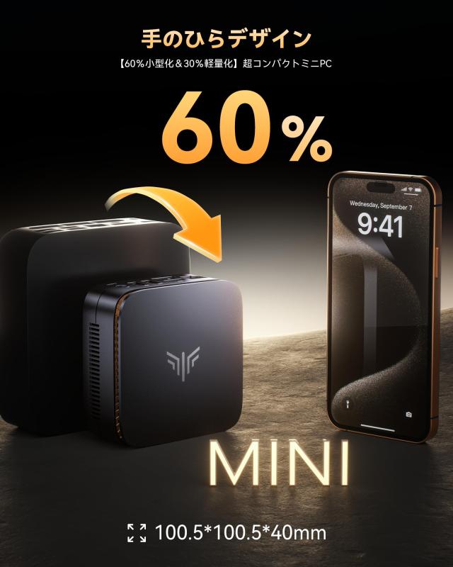 NiPoGi ミニpc【2025新モデル・業界超ミニ】インテルN95 mini pc Win11
