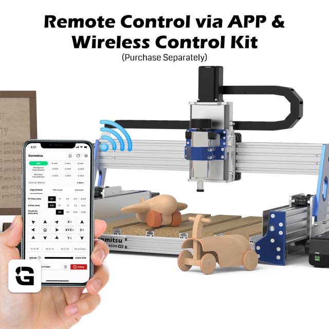 Genmitsu CNC ルーターマシンPROVerXL 4030 V2、木材、金属、アクリルPCB、MDF用の高速、閉ループモーターとボールネジを備えたアップグ_1