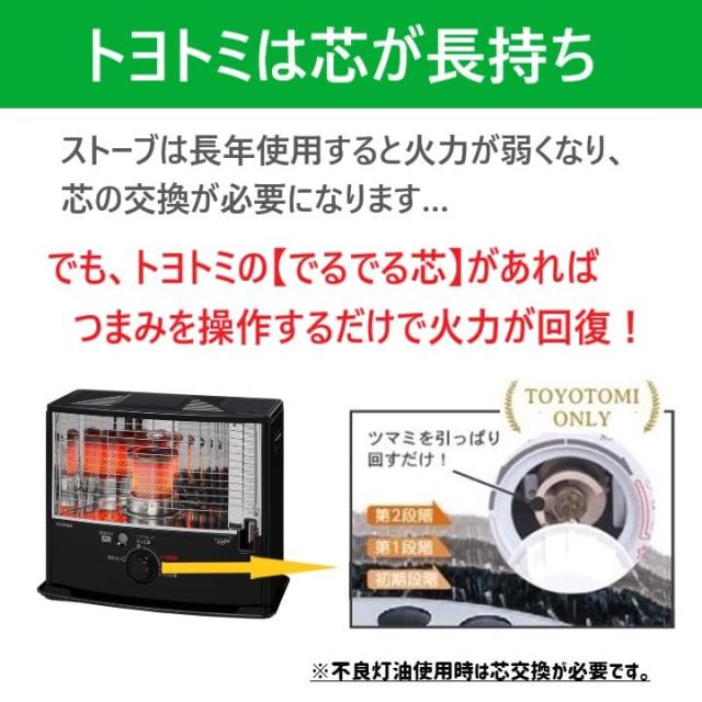トヨトミ 石油ストーブ ワイドタイプ (木造8畳まで/コンクリート11畳まで) 日本製 ブラック RS-W29N(B)_3