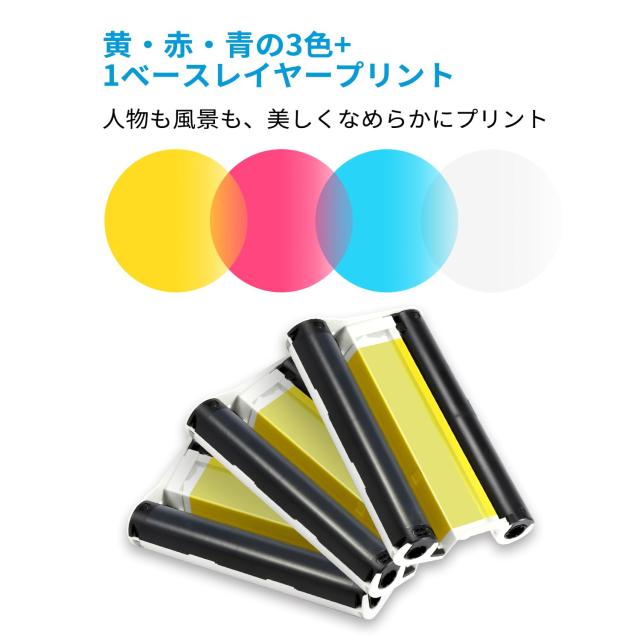 1 108枚 100x148mm カラーインク/ペーパーカセット 互換 キャノン Canon Selphy CP1500 CP1300 CP1200用 写真用紙 SELPHY CPシリーズ KP-108IN 3x KP-36IP 光沢紙 消耗品 Canon SELPHY CP用カラーペーパーセット KP-108IN 108枚 108枚