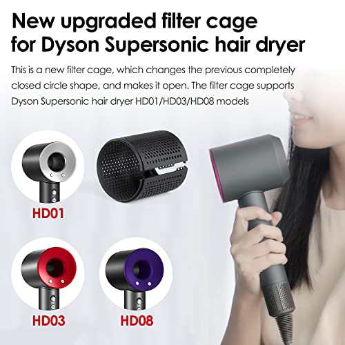 For Dysonヘアドライヤー用アウターフィルターカバーHD01 HD03 HD08 HD15付属品防湿ストレーナーフィルターネット部品オープニングデザイの通販はau  PAY マーケット - Litlulu Meena | au PAY マーケット－通販サイト