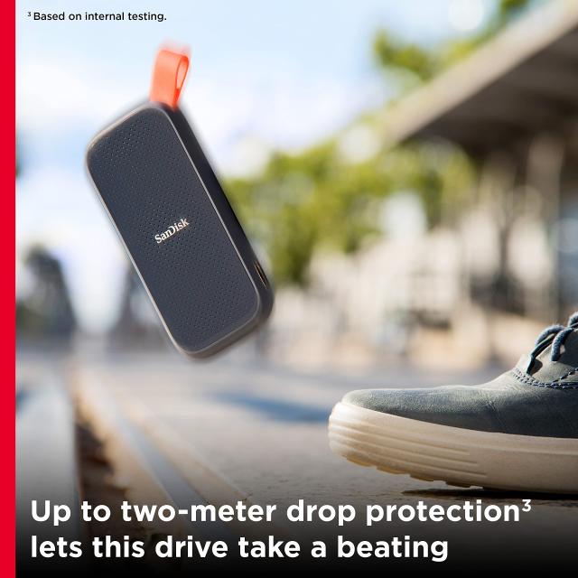 SanDisk ポータブルSSD 1TB (読み取り速度最大800MB/秒、USB 3.2 Gen 2、NVMe ソリッドステートパフォーマンス、アップデートされたファ_4
