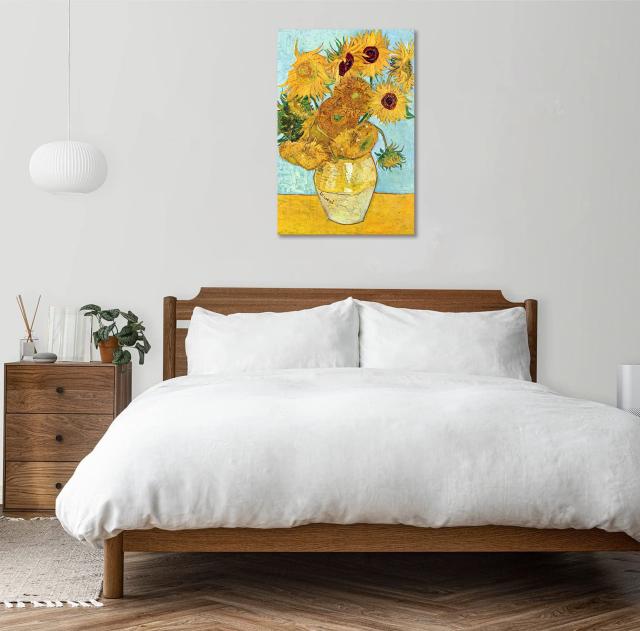 ゴッホ ひまわり 絵画 複製画 インテリア ポスター アートパネル