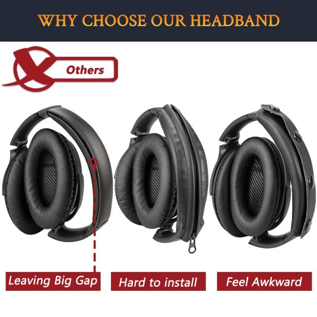 SOULWIT ヘッドバンド 交換 パッド Bose QuietComfort 15 (QC15