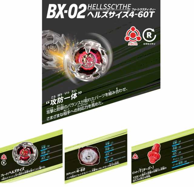 2点セット：ベイブレードX】BEYBLADE X BX-02 スターター ヘルズサイズ