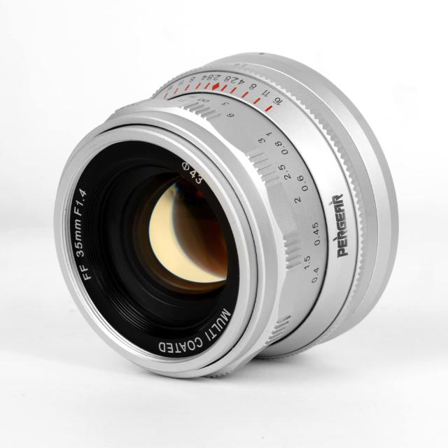 PERGEAR 35mm F1.4 フルサイズ マニュアルフォーカスレンズ 単焦点