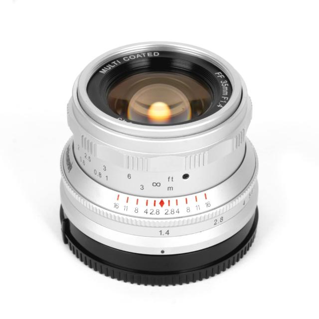 PERGEAR 35mm F1.4 フルサイズ マニュアルフォーカスレンズ 単焦点