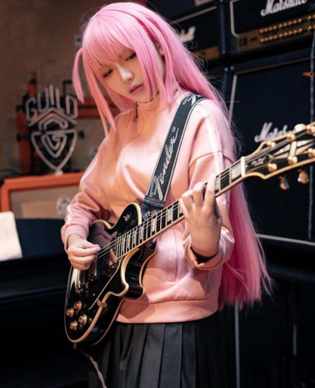 Amazon.co.jp: [NOKIJP] 後藤ひとり コスプレ衣装 ウィッグ付き