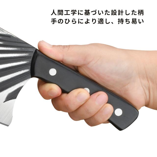 HIROSHI 厚重型の骨切り包丁 大型中華包丁 豚骨 牛骨切り専用