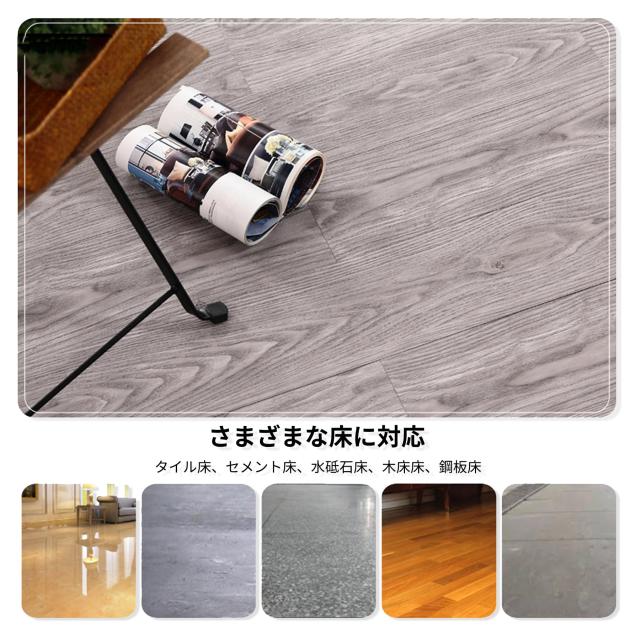 SONGSONG フロアタイル 40枚セット 3畳より大きい リアルな木目調 | SONGSONG フロアタイル 置くだけ 木目・大理石 防水 賃貸対応