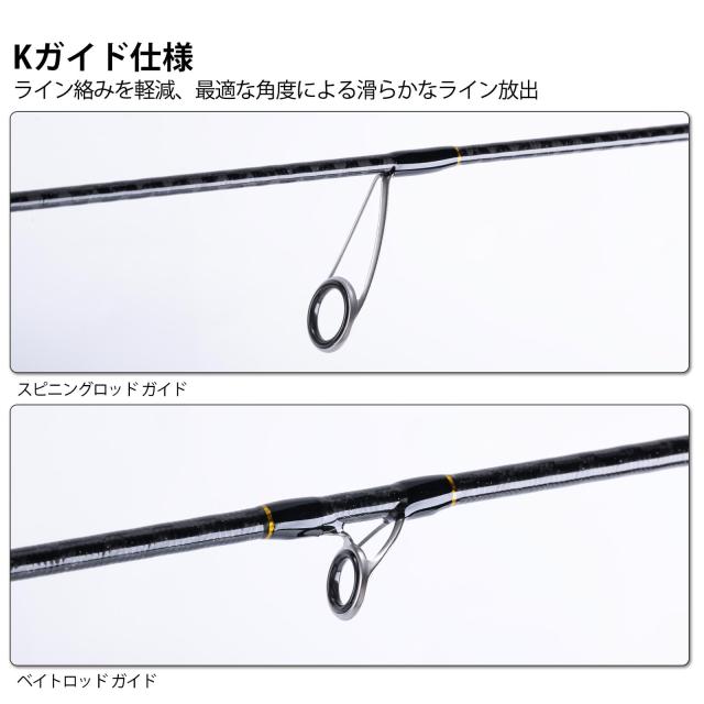 Goture ジギングロッド スロージギング 1.83M 6ft スピニング 602MLS POLLUXシリーズ