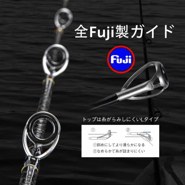 Goture ジギングロッド スロージギング 船釣り 1.83M MH ベイト