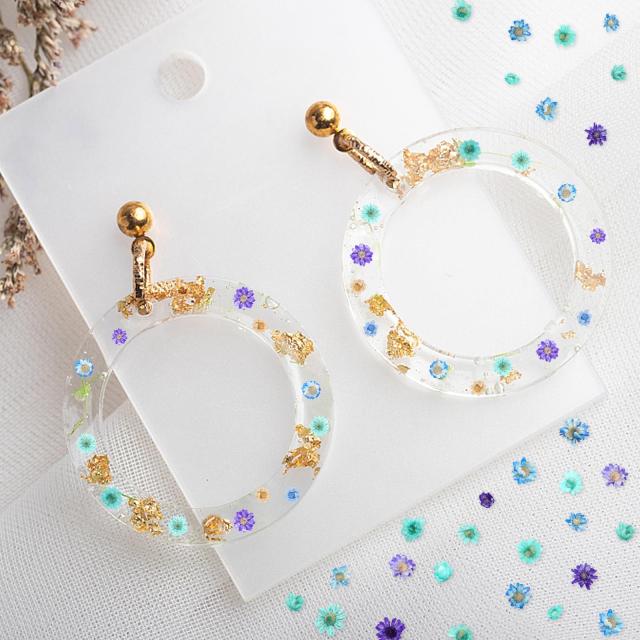 Neiang ドライフラワー レジン用 400個入り 押し花 乾燥シート レジン 