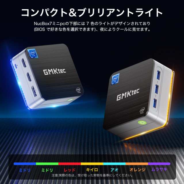 GMKtecミニpc 最新第12世代インテルAlder Lake N100 mini pc Windows 11 Pro DDR5 12GB+512G  SSD 4コア/4スレッド 7nm 最大周波数3.4GHz の通販はau PAY マーケット - アブソリュート au PAY マーケット店 | au  PAY マーケット－通販サイト