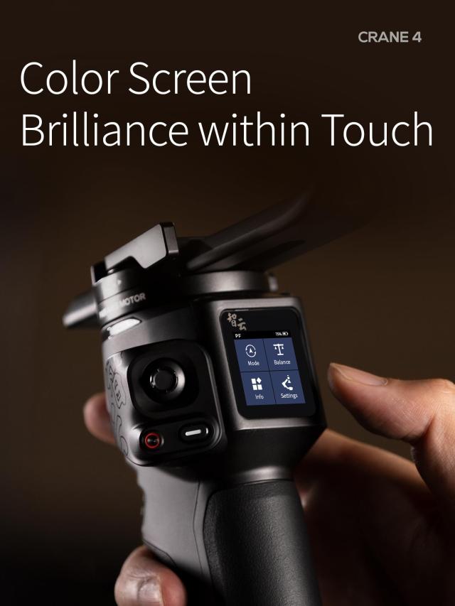 [公式旗艦店]ZHIYUN Crane 4 Combo 3軸ジンバル スタビライザー, DSLR およびミラーレスカメラ用, アップグレードされたリストレスト、フ_3