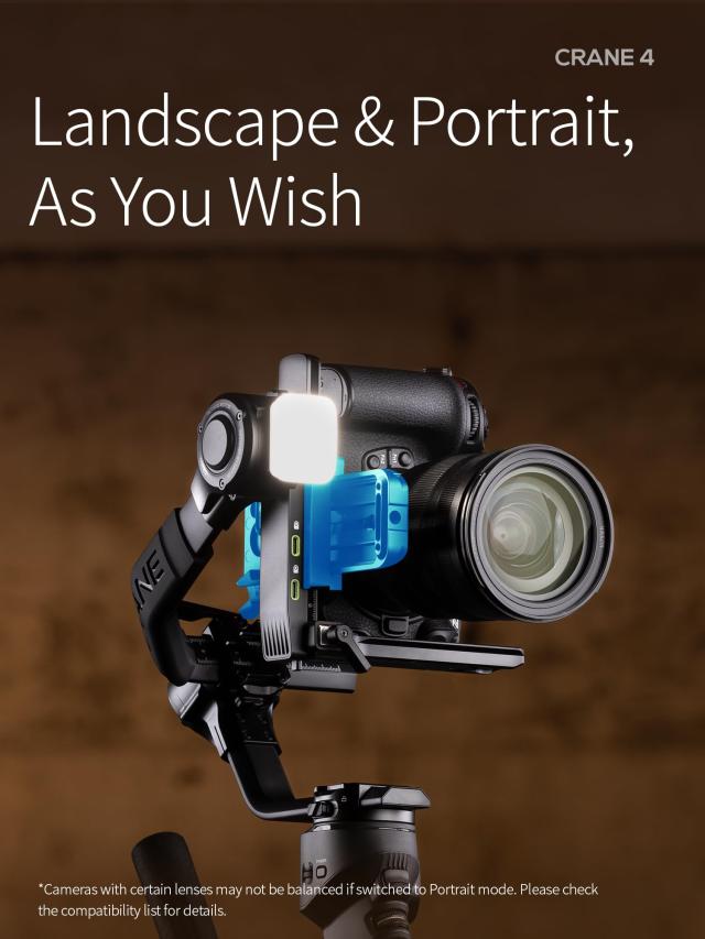 [公式旗艦店]ZHIYUN Crane 4 Combo 3軸ジンバル スタビライザー, DSLR およびミラーレスカメラ用, アップグレードされたリストレスト、フ_4