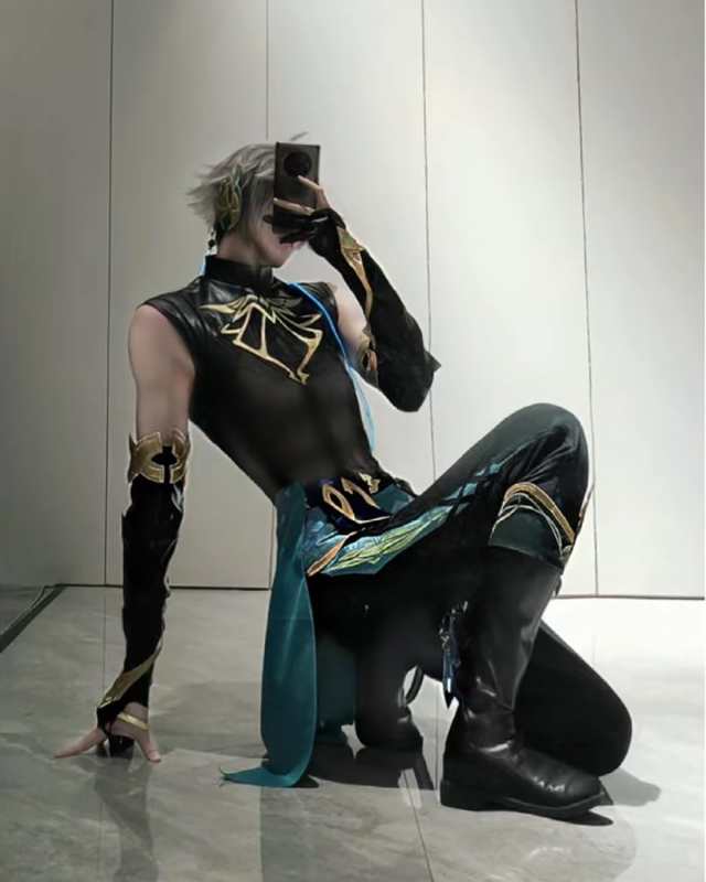 神併良品] アルハイゼン コスプレ ウィッグ付き 書記官 原神