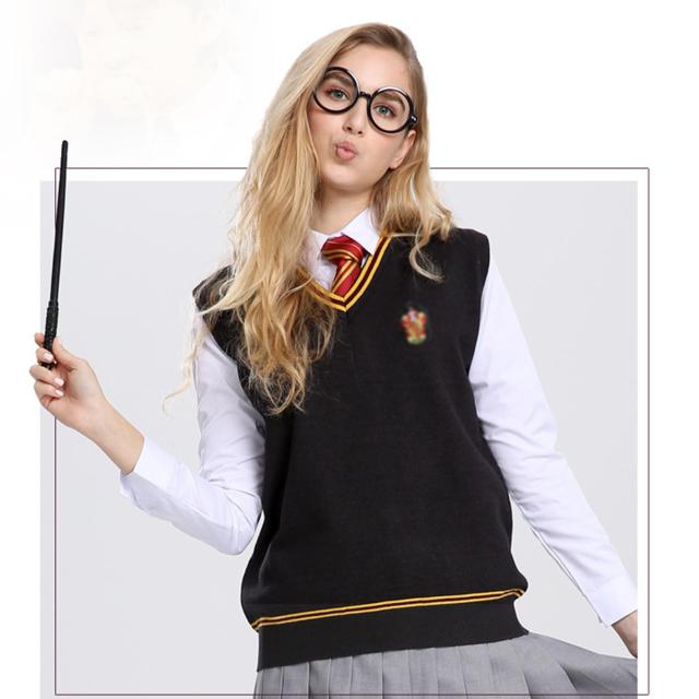 【XSサイズ】ハリーポッターグリフィンドール高品質コスプレ2点セット ハリーポッター 衣装 グリフィンドール サイズXS リボン袋付【残