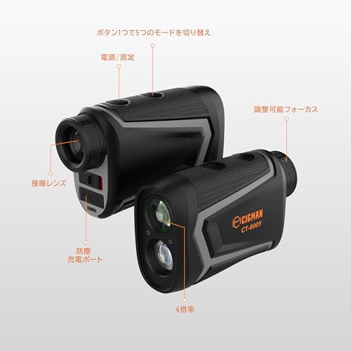 Amazon.co.jp: QWIGOFU ゴルフ レーザー距離計 小型／軽量