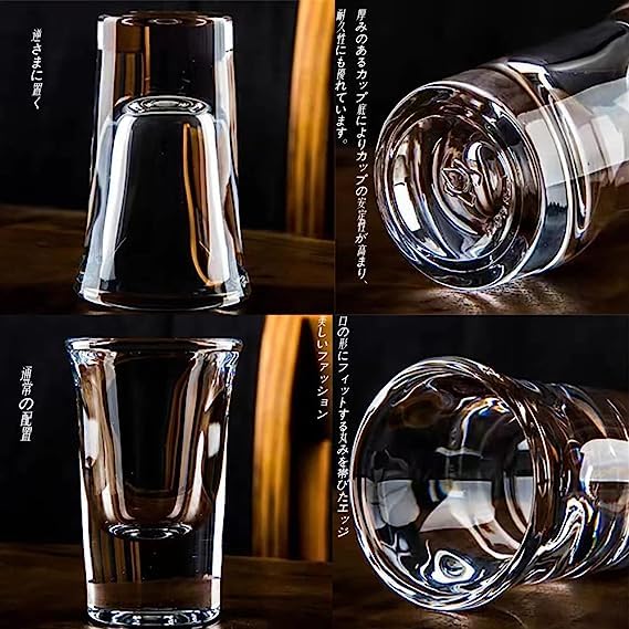 ショットグラス24個- 15ml KTV ナイトクラブ クリアショットグラス 
