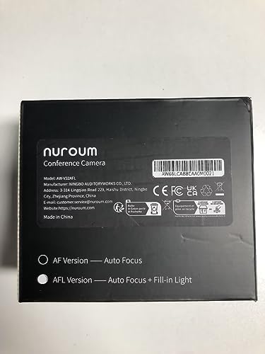 Nuroum 4K WEBカメラ LEDリングライト付き ウェブカメラ フルHD