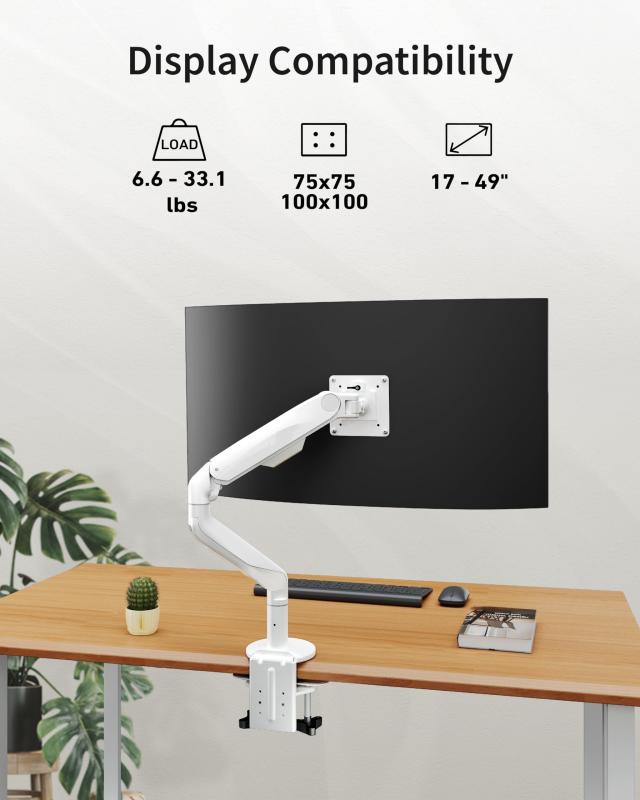 Ergounion モニターアーム 13-49インチ対応 耐荷重15 kg