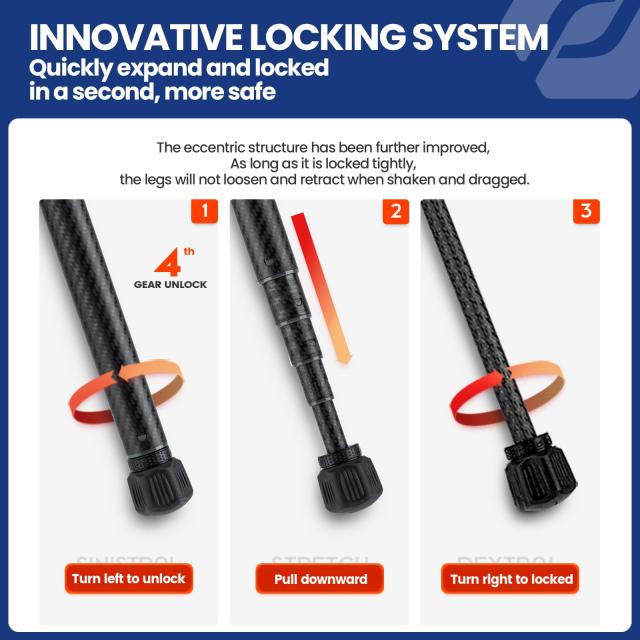 Fotopro カーボン三脚 ５段調節 カメラ 三脚 152CM 0.81kg 軽量 旅行 三脚 カメラ DSLR 荷重最大10kgまで バッグ ＆ 隠し式携帯電話ホルダ