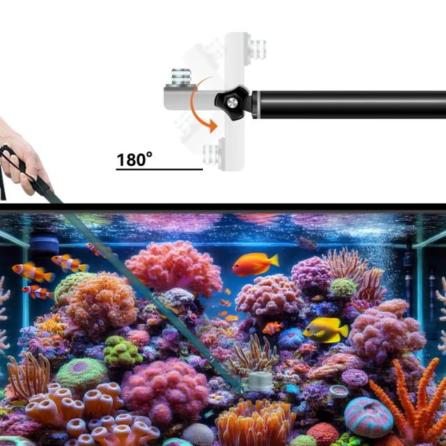 水族館用VBR-AQUA IP68 PARメーター、Reef.R、G、B PAR separateerately.With 3FT伸縮ロッド_2